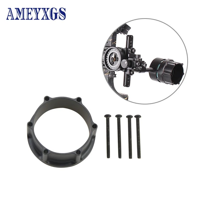 1pc Archery Compound Bow Sight Adapter Black Single/Five-Pin Aiming Target Adjustable Hunting Shooting Training Accessories
1pc Archery Compound Bow Sight Adapter Black Single/Five-Pin Aiming Target Adjustable Hunting Shooting Training Accessories
