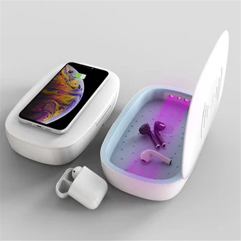 Phone Disinfection Box KW002 Multifunctional Ultraviolet Sterilizer UV Underwear Germicidal Wireless Charging USB Aromatherapy
Phone Disinfection Box KW002 Multifunctional Ultraviolet Sterilizer UV Underwear Germicidal Wireless Charging USB Aromatherapy