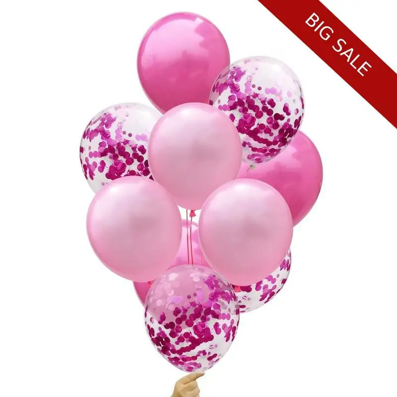 Birthday Balloons Pink Rose Gold Sequins Paper Adult Party Decoration Latex Ballon 2.8g 16inches 10pcs/set DIY Party Supplies
Birthday Balloons Pink Rose Gold Sequins Paper Adult Party Decoration Latex Ballon 2.8g 16inches 10pcs/set DIY Party Supplies