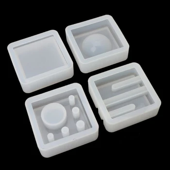 4Pcs Silicone Mold Card Storage Pen Holder Epoxy Resin Mold Office Desk Ornament 634D
4Pcs Silicone Mold Card Storage Pen Holder Epoxy Resin Mold Office Desk Ornament 634D