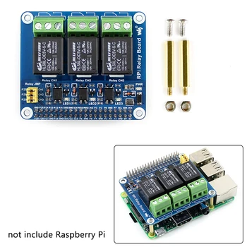 Raspberry Pi 4B 3 Channel Relay Expansion Board Strong Electricity 3 Way Relay Controls Module for Smart Home
Raspberry Pi 4B 3 Channel Relay Expansion Board Strong Electricity 3 Way Relay Controls Module for Smart Home