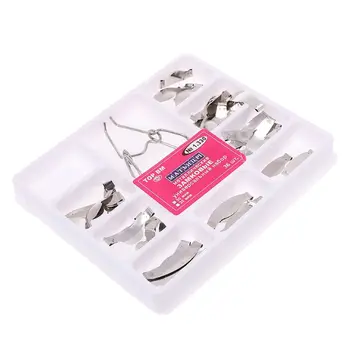 36 pcs Dental Saddle Contoured Metal Matrices Matrix Universal Kit with Spring Clip R3MF
36 pcs Dental Saddle Contoured Metal Matrices Matrix Universal Kit with Spring Clip R3MF