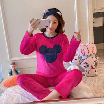 Winter Autumn Flannel Pajama Sets Soft Comfort Red Pyjamas For Woman Loose Comfort Pijama Female Premium Nights Sleepwear
Winter Autumn Flannel Pajama Sets Soft Comfort Red Pyjamas For Woman Loose Comfort Pijama Female Premium Nights Sleepwear