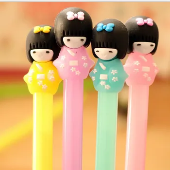 100pcs/Lot Jelly Color Doll Gel Pen 0.38mm Creative Stationery Wholesale Cartoon Neutral Pen Black Writing Supplies GP024
100pcs/Lot Jelly Color Doll Gel Pen 0.38mm Creative Stationery Wholesale Cartoon Neutral Pen Black Writing Supplies GP024