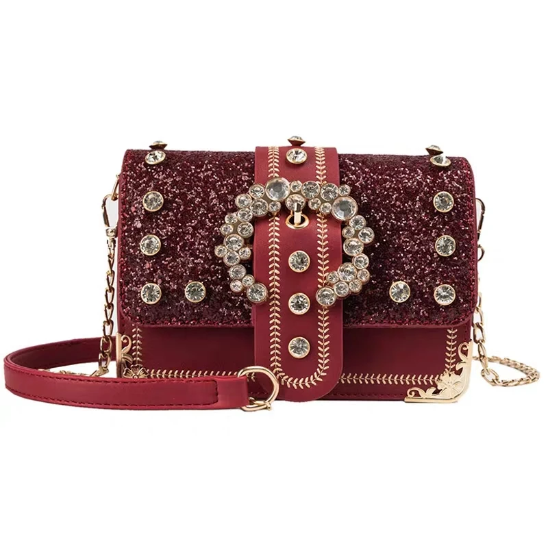 JUILE Fashion Female Square Bag New Quality Brand Leather Women's Designer Handbag Rivet Lock Chain lady Shoulder Messenger bags
JUILE Fashion Female Square Bag New Quality Brand Leather Women's Designer Handbag Rivet Lock Chain lady Shoulder Messenger bags