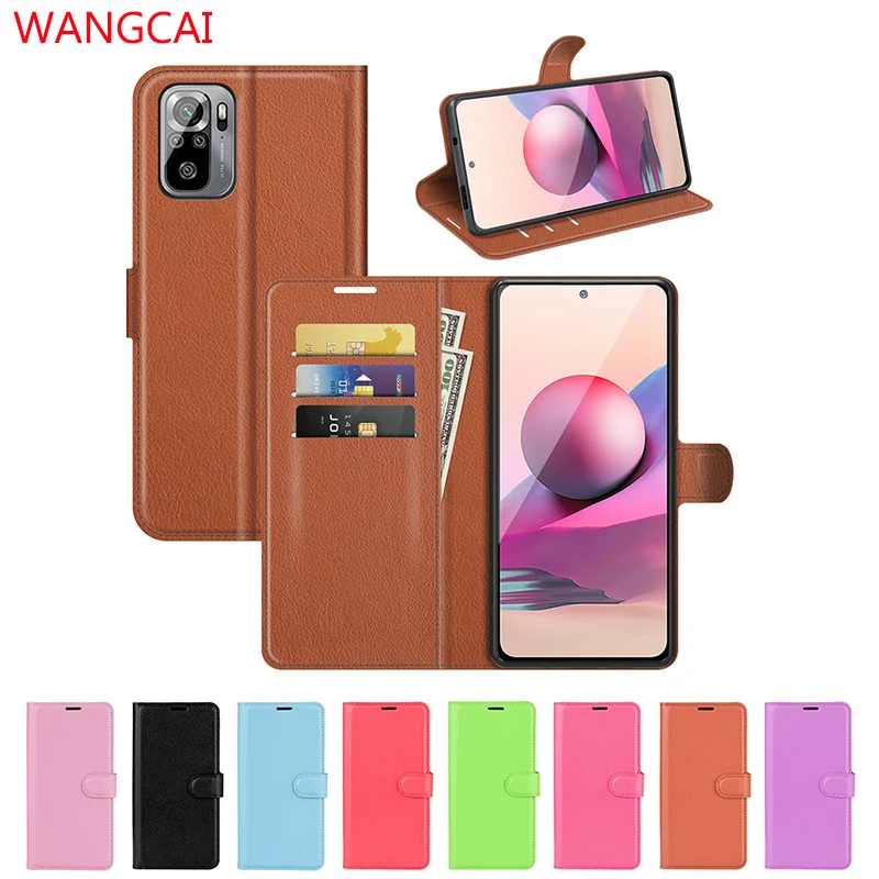 PU Leather Case For Xiaomi Redmi 9T 9 9A 9C 8 Note 10 7 6 5 K40 K30 Pro 5G 4G Cover Litchi pattern card wallet bracket case | Мобильные