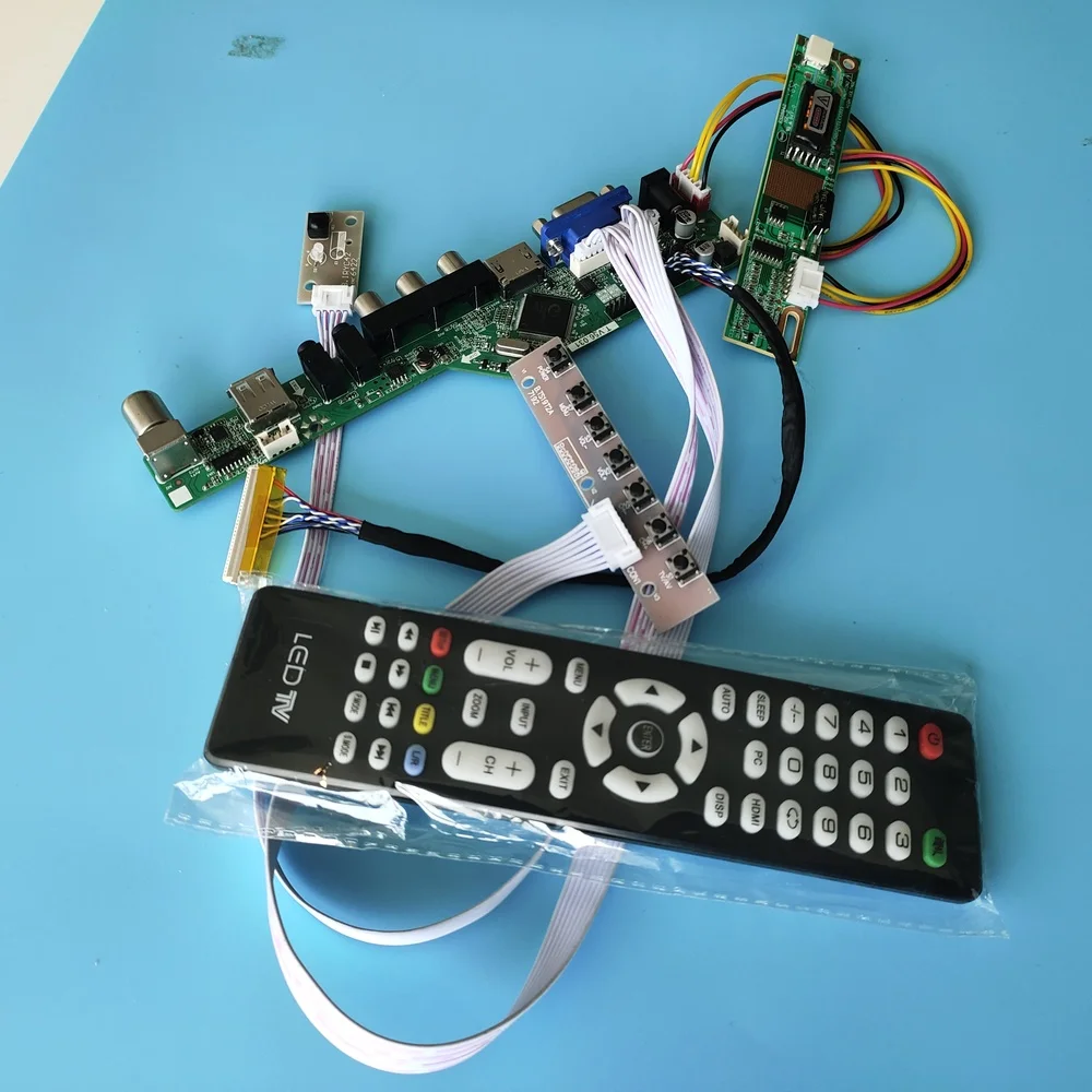 Плата драйвера контроллера VGA AV TV для B150XG02 V2 цифровой сигнал 1 лампа 15 дюймов