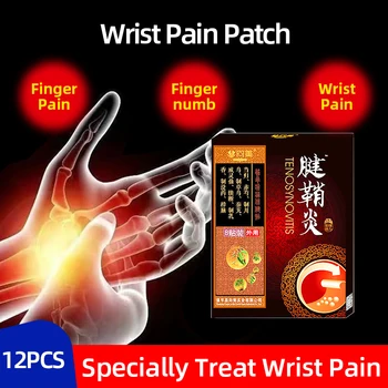 12pc Medical Cold-Compress Patch Treatment Tenosynovitis Plaster Finger Wrist Pain Arthritis Health Care Pain Reliever Stickers
12pc Medical Cold-Compress Patch Treatment Tenosynovitis Plaster Finger Wrist Pain Arthritis Health Care Pain Reliever Stickers