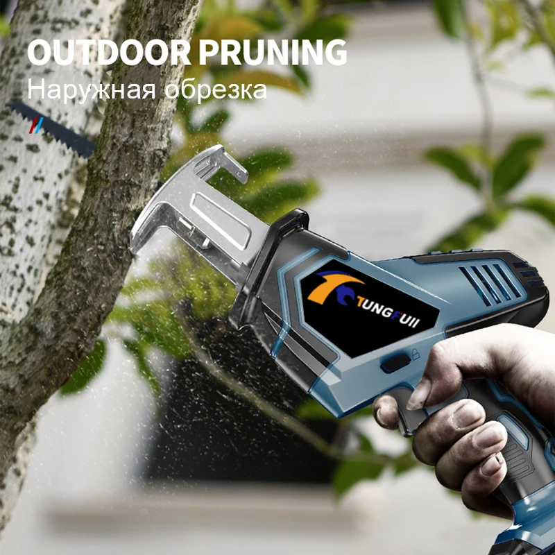 Mini Chainsaw Outdoor Portable Logging Saw Lithium Reciprocating Saw Rechargeable Electric knife Saw Household 12V 21V
Mini Chainsaw Outdoor Portable Logging Saw Lithium Reciprocating Saw Rechargeable Electric knife Saw Household 12V 21V