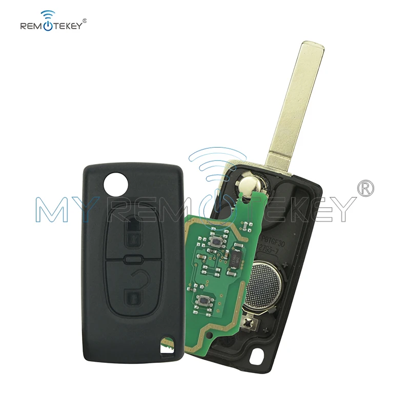 Remotekey CE0536 Flip remote car key 2 button for Peugeot for Citroen 433 mhz ID46 - PCF7961 VA2
Remotekey CE0536 Flip remote car key 2 button for Peugeot for Citroen 433 mhz ID46 - PCF7961 VA2