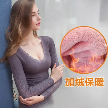 Autumn Winter New Style Body Underwear Ladies Thick Body Shaping Lace Mesh Long-sleeved Warm One-piece Top Inner Wear for Women
Autumn Winter New Style Body Underwear Ladies Thick Body Shaping Lace Mesh Long-sleeved Warm One-piece Top Inner Wear for Women