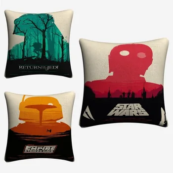 Empire Strikes Back Star Wars Decorative Linen Cushion Covers For Sofa 45x45cm Throw Pillow Case Home Decor Pillowcase Almofada
Empire Strikes Back Star Wars Decorative Linen Cushion Covers For Sofa 45x45cm Throw Pillow Case Home Decor Pillowcase Almofada