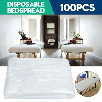 100Pcs Disposable Bed Couch Pad Cover Plastic Massage SPA Salon Table Sheet 90*180cm PAK55 
100Pcs Disposable Bed Couch Pad Cover Plastic Massage SPA Salon Table Sheet 90*180cm PAK55