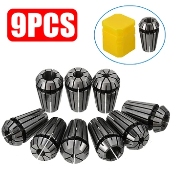 9pcs/lot Precision ER16 Spring Collets Set Carbon Steel Spring Collets 1/8"-3/8" For CNC Milling Lathe Chuck Tool
9pcs/lot Precision ER16 Spring Collets Set Carbon Steel Spring Collets 1/8"-3/8" For CNC Milling Lathe Chuck Tool