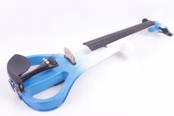 4/4 Electric Violin Silent Pickup Fine tone Solid wood 3# the item is the white blue color 
4/4 Electric Violin Silent Pickup Fine tone Solid wood 3# the item is the white blue color