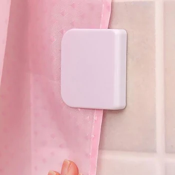 Bathroom Shower Curtain Fixing Buckle Bonding Curtain Clip Fixing Hook Curtain Frame Without Trace Hook 2PCS/Set
Bathroom Shower Curtain Fixing Buckle Bonding Curtain Clip Fixing Hook Curtain Frame Without Trace Hook 2PCS/Set
