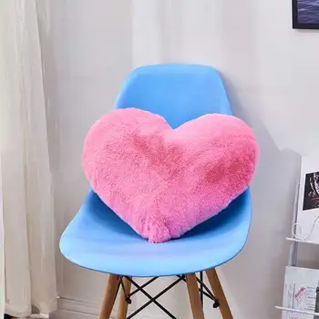 Plush Sofa Pillow Imitation Rabbit Fur Heart-shaped Cushion Office Sofa Bedroom with Core Pillow 40x50cm Creative Lover Gift
Plush Sofa Pillow Imitation Rabbit Fur Heart-shaped Cushion Office Sofa Bedroom with Core Pillow 40x50cm Creative Lover Gift