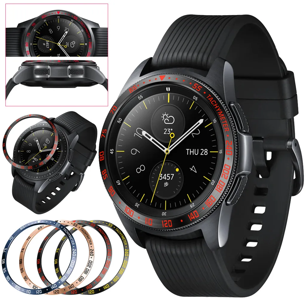 Smart Watch Cover For Samsung Galaxy Watch 42MM Bezel Ring Smart Watch Accessories Adhesive Cover Anti Scratch Metal
Smart Watch Cover For Samsung Galaxy Watch 42MM Bezel Ring Smart Watch Accessories Adhesive Cover Anti Scratch Metal