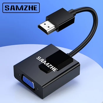 SAMZHE HDMI to VGA Adapter Converter 1080P Audio and Video Cable with Power Supply and Audio Ouput for Monitor PS3 PS4 XBOX
SAMZHE HDMI to VGA Adapter Converter 1080P Audio and Video Cable with Power Supply and Audio Ouput for Monitor PS3 PS4 XBOX