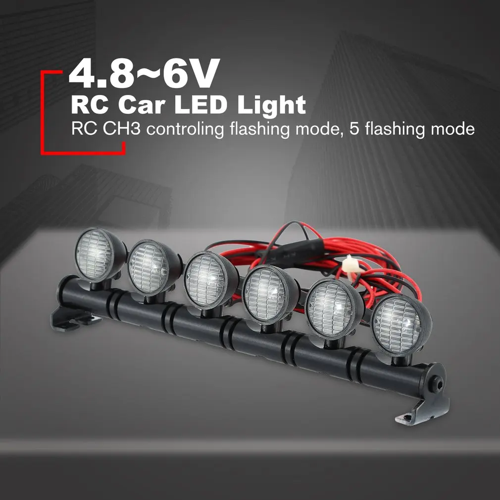 150MM Multi-function LED Light Bar 4.8~6V RC Car LED Light For RC Crawler Traxxas TRX-4 TRX4 D90 Axial SCX10 90046
150MM Multi-function LED Light Bar 4.8~6V RC Car LED Light For RC Crawler Traxxas TRX-4 TRX4 D90 Axial SCX10 90046