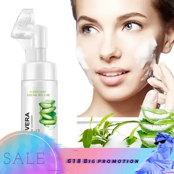 Skin Care Aloe Facial Cleanser foam Anti Aging Natural Blackheads Deep Daily Exfoliating Cleansing Hydration Face Wash Gel C7I4
Skin Care Aloe Facial Cleanser foam Anti Aging Natural Blackheads Deep Daily Exfoliating Cleansing Hydration Face Wash Gel C7I4