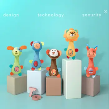 New Boy Girls Newborn Baby Soft Sound Animal Plush Handbells Squeeze Rattle Toy Cotton & Cloth Unisex
New Boy Girls Newborn Baby Soft Sound Animal Plush Handbells Squeeze Rattle Toy Cotton & Cloth Unisex