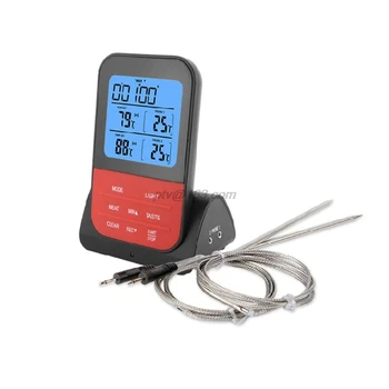 Digital BBQ Thermometer LCD Display Dual Probes for Food Grill Kitchen Tools
Digital BBQ Thermometer LCD Display Dual Probes for Food Grill Kitchen Tools