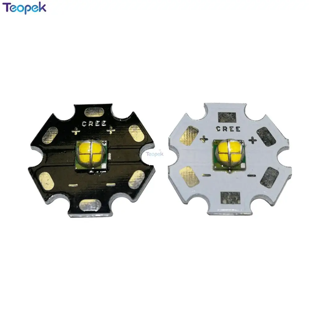 CREE XM-L EasyWhite 4 chips led 12w XML-EZW 6V/12V U2 Warm White LED with 16MM/20mm Heatsink for spot light/Bulb/Lamp
CREE XM-L EasyWhite 4 chips led 12w XML-EZW 6V/12V U2 Warm White LED with 16MM/20mm Heatsink for spot light/Bulb/Lamp