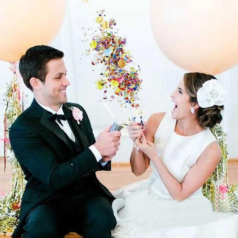 Multicolored Confetti Push Tube Wedding Party Decorations Paper Push Tube Push-Pop Confetti
Multicolored Confetti Push Tube Wedding Party Decorations Paper Push Tube Push-Pop Confetti