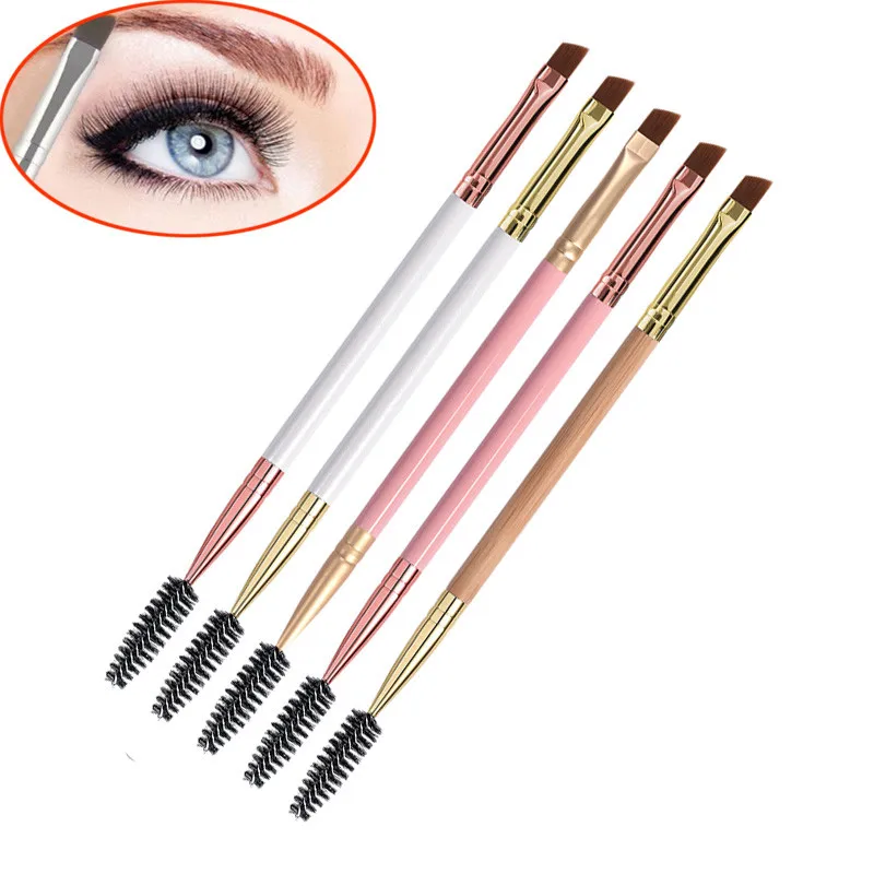 Dual Head Makeup Brush Portable Wood Handle Eyebrow Brush+Eyebrow Comb Bristle Hair Eyelash Applicator Women Eye Beauty Tool
Dual Head Makeup Brush Portable Wood Handle Eyebrow Brush+Eyebrow Comb Bristle Hair Eyelash Applicator Women Eye Beauty Tool