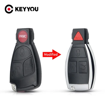 KEYYOU 3+1 Buttons Replacement Modified Car Key Case Shell Cover For Mercedes Benz C B E Class W203 W211 W204 YU BN CLS CLK AMG
KEYYOU 3+1 Buttons Replacement Modified Car Key Case Shell Cover For Mercedes Benz C B E Class W203 W211 W204 YU BN CLS CLK AMG