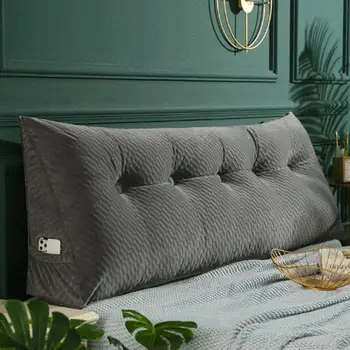 Removable Bedside Velet Cushion Triangular Bed Backrest Pillow for Couple Soft Large Waist Sofa Cushion Tatami Couple Pillow
Removable Bedside Velet Cushion Triangular Bed Backrest Pillow for Couple Soft Large Waist Sofa Cushion Tatami Couple Pillow