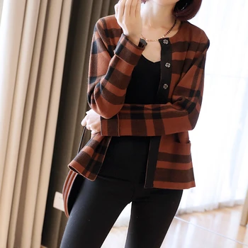 Women Knitted Cardigan Coat Autumn Winter 2019 Ladies Thick Warm Knitted Cardigan Long Sleeve Coat Pockets Outerwear Female Tops
Women Knitted Cardigan Coat Autumn Winter 2019 Ladies Thick Warm Knitted Cardigan Long Sleeve Coat Pockets Outerwear Female Tops
