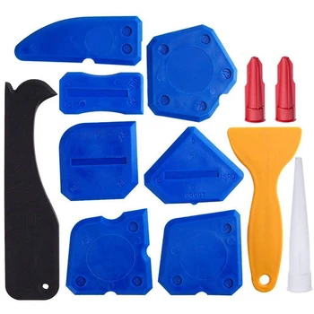 12 Pieces Sealant Tools Caulking Tool Kit Silicone Sealant Finishing Tool Grout Scraper Caulk Remover and Caulk Nozzle and Cau
12 Pieces Sealant Tools Caulking Tool Kit Silicone Sealant Finishing Tool Grout Scraper Caulk Remover and Caulk Nozzle and Cau