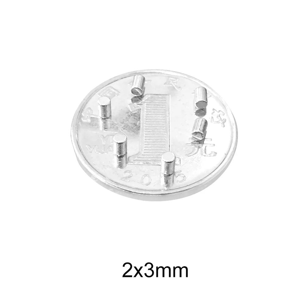 100~3000PCS 2x3 mm Mini Small Magnets Round 2mm*3mm Neodymium Magnet Disc 2x3mm Permanent NdFeB Strong Powerful Magnetic 2*3 mm
100~3000PCS 2x3 mm Mini Small Magnets Round 2mm*3mm Neodymium Magnet Disc 2x3mm Permanent NdFeB Strong Powerful Magnetic 2*3 mm