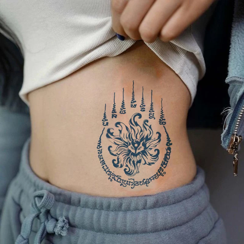 Semi Permanent Temporary Tattoo Sticker, Totem Tattoo Designs Symbols Long lasting Waterproof for Women Men
Semi Permanent Temporary Tattoo Sticker, Totem Tattoo Designs Symbols Long lasting Waterproof for Women Men