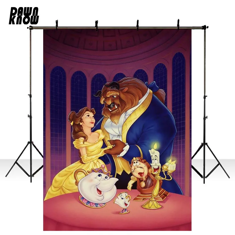 DAWNKNOW Beauty and the Beast Vinyl Photography Background Kids Birthday Party Cartoon Backdrops Children Photo Studio lv2459
DAWNKNOW Beauty and the Beast Vinyl Photography Background Kids Birthday Party Cartoon Backdrops Children Photo Studio lv2459