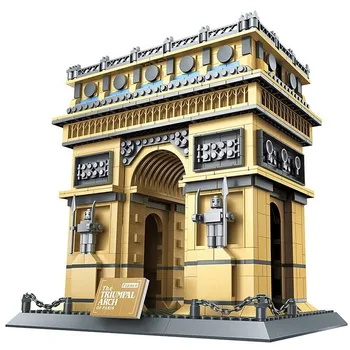 1401 PCS Wange 5223 8021 Street View Series The Triumphal Arch of Paris Building Blocks Educational Structure Bricks Toy Gifts
1401 PCS Wange 5223 8021 Street View Series The Triumphal Arch of Paris Building Blocks Educational Structure Bricks Toy Gifts