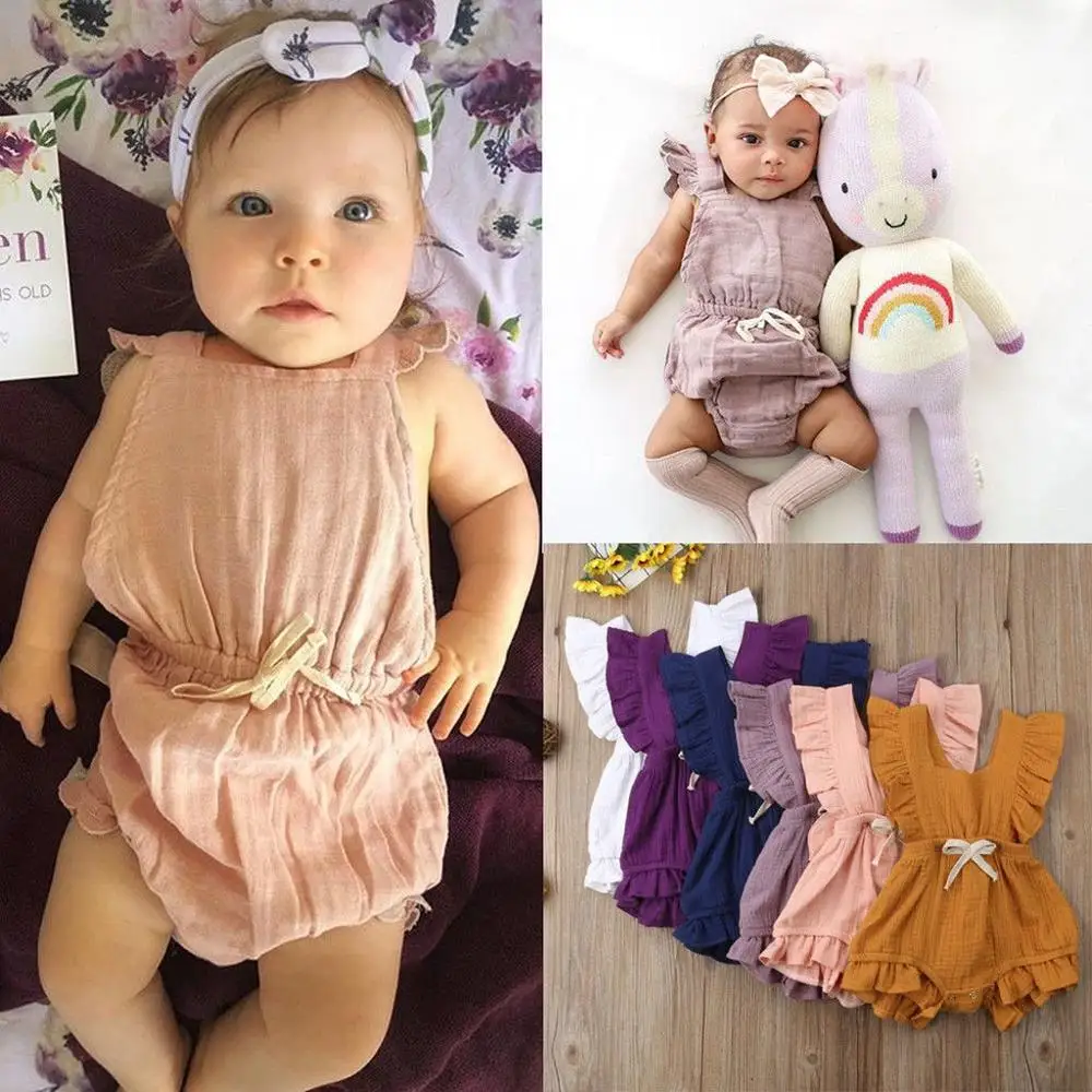 ribbed bodysuit baby Color Solid Ruffles Backcross Newborn Infant Baby Girls Bodysuit Outfits disfraz recien nacido #2F
ribbed bodysuit baby Color Solid Ruffles Backcross Newborn Infant Baby Girls Bodysuit Outfits disfraz recien nacido #2F