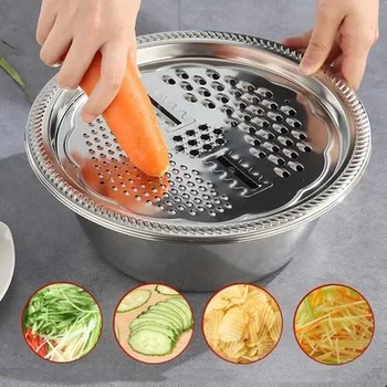 3PCS/Set Kitchen Graters Cheese Grater with Stainless Steel Drain Basin for Vegetables Fruits Salad
3PCS/Set Kitchen Graters Cheese Grater with Stainless Steel Drain Basin for Vegetables Fruits Salad