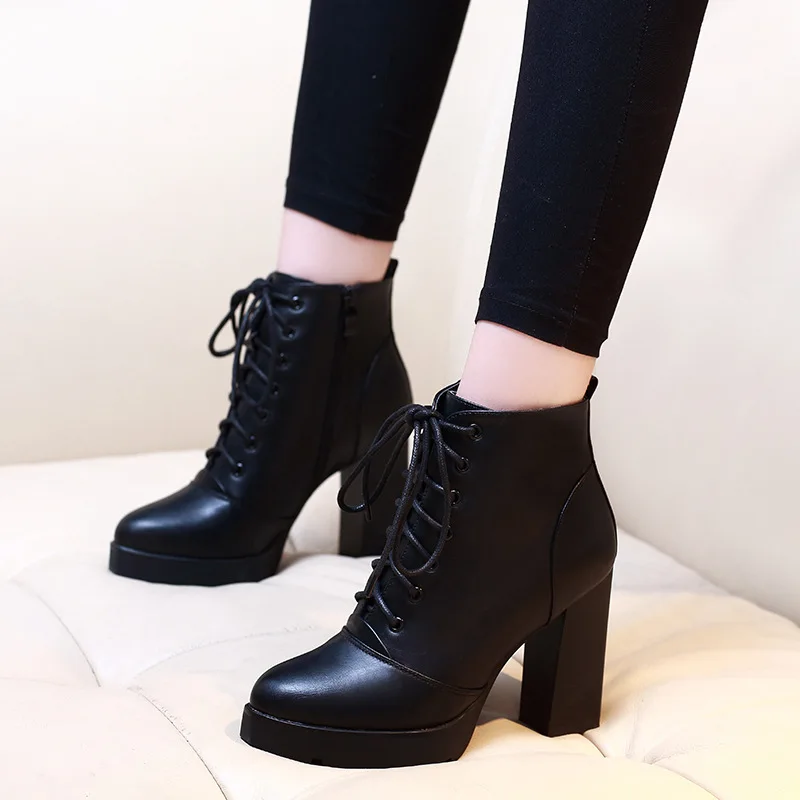 Women Ankle Boots dropshipping Winter Martin Women High Heels Boots Platform Sexy Ladies Pumps Boots Shoes zapatos de mujer
Women Ankle Boots dropshipping Winter Martin Women High Heels Boots Platform Sexy Ladies Pumps Boots Shoes zapatos de mujer