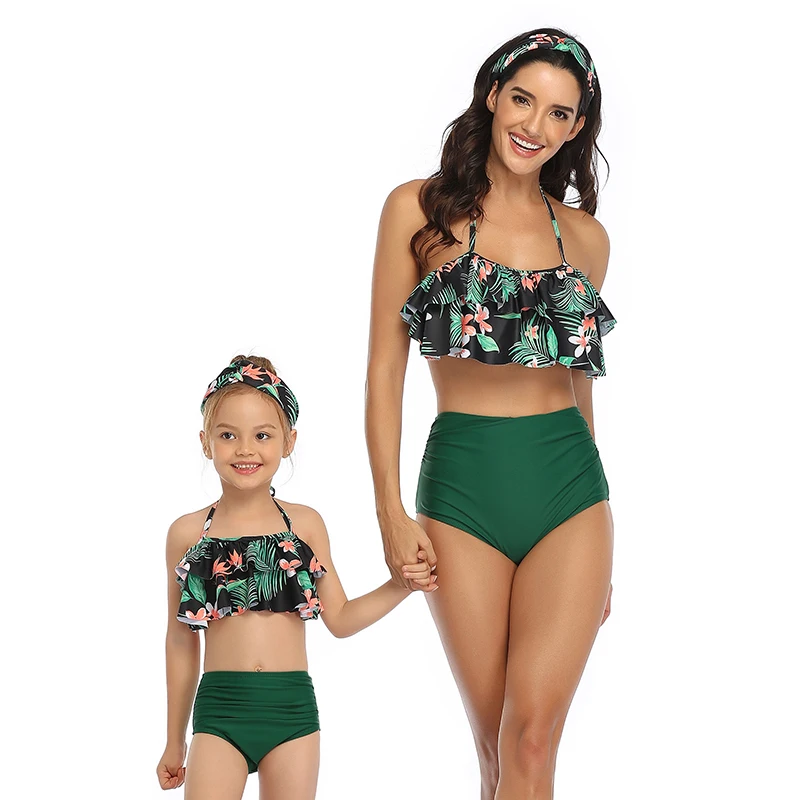 Flower Ruffled Mother Daughter Matching Swimsuit High Waist Mommy and Me Swimwear Family Look Women Girl Mom Baby Bikini Clothes
Flower Ruffled Mother Daughter Matching Swimsuit High Waist Mommy and Me Swimwear Family Look Women Girl Mom Baby Bikini Clothes