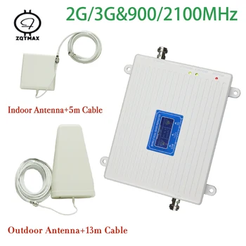 ZQTMAX GSM 2G 3G amplifier signal Smartphone Repeater Dual Band GSM900 WCDMA 2100 Cellular Signal Booster + antenna accessories
ZQTMAX GSM 2G 3G amplifier signal Smartphone Repeater Dual Band GSM900 WCDMA 2100 Cellular Signal Booster + antenna accessories