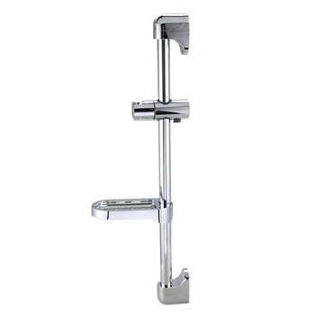 Shower Rod Shower Head Bracket Stainless Steel Liftable Handheld Shower Bracket with Soap Box 
Shower Rod Shower Head Bracket Stainless Steel Liftable Handheld Shower Bracket with Soap Box