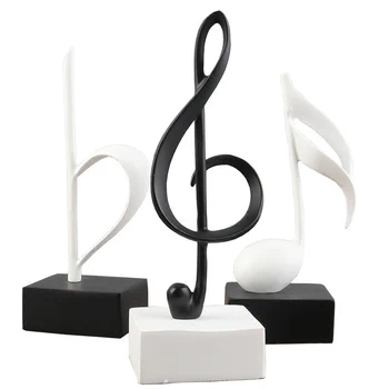 Modern Nordic Black - and - White Notes Set Music Lesson Piano Resin Crafts Set Up TV Bookcase Decorations.
Modern Nordic Black - and - White Notes Set Music Lesson Piano Resin Crafts Set Up TV Bookcase Decorations.