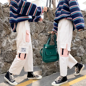 Shellsuning Wide Leg Pants Women Streetwear Autumn Winter Ins Overalls Female Loose Bf Casual Patchwork Straight Cargo Trousers
Shellsuning Wide Leg Pants Women Streetwear Autumn Winter Ins Overalls Female Loose Bf Casual Patchwork Straight Cargo Trousers