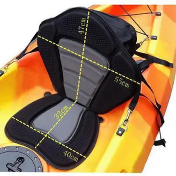 HiMISS Adjustable Padded Kayak Seat with Storage Bag Canoe Backrest Drifting Cushion Kayak Seat neoprene 600D polyester 
HiMISS Adjustable Padded Kayak Seat with Storage Bag Canoe Backrest Drifting Cushion Kayak Seat neoprene 600D polyester