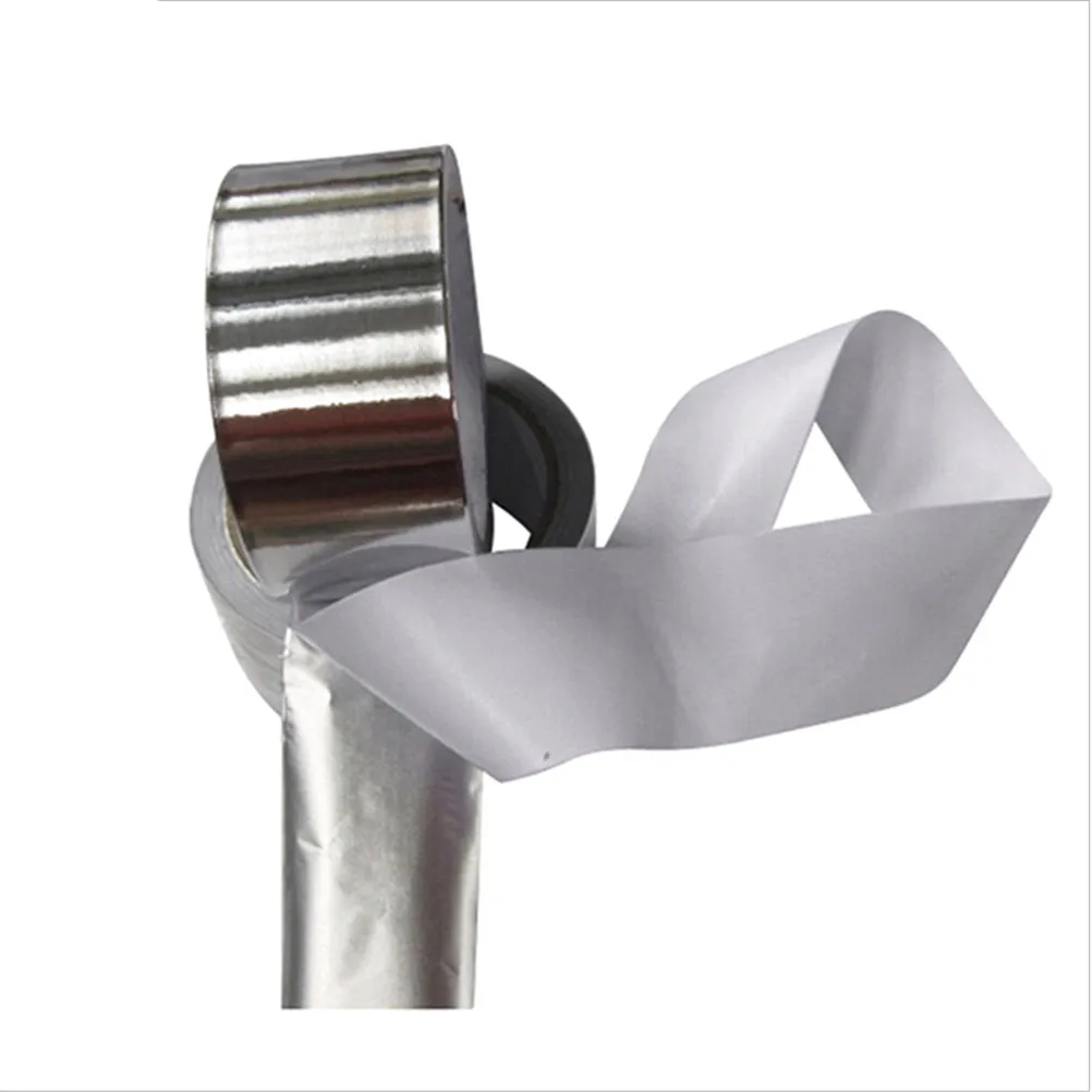 Aluminium Foil Adhesive SealingResistant  Adhesive Tape 50mmx10m/1.90x393.7 Tape Thermal Resist Duct Repairs High Temperature