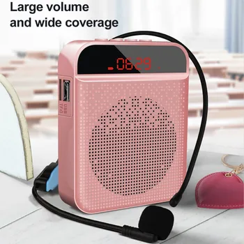 USB Charging Microphone TF FM Loudspeaker Portable Auto Pairing Voice Amplifier Megaphone Speaker For Tourist Guide Teaching 
USB Charging Microphone TF FM Loudspeaker Portable Auto Pairing Voice Amplifier Megaphone Speaker For Tourist Guide Teaching