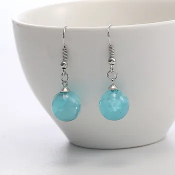 8Seasons Fashion Drop Earrings For Women Party Light Blue Drop Round Cloud Glow In The Dark Earrings Jewelry 32mm x 12mm, 1 Pair 
8Seasons Fashion Drop Earrings For Women Party Light Blue Drop Round Cloud Glow In The Dark Earrings Jewelry 32mm x 12mm, 1 Pair